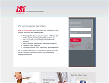 Tablet Screenshot of isi-partner.com
